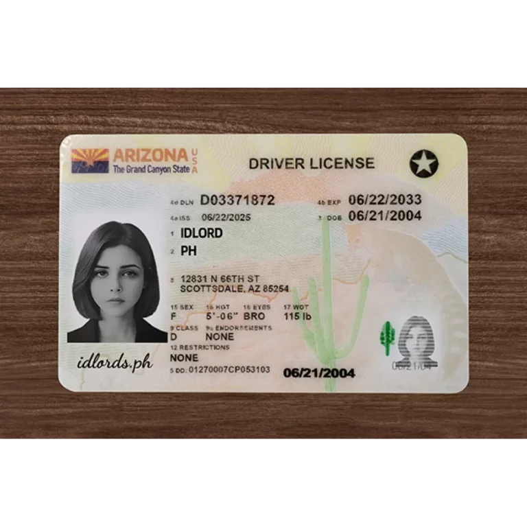 Arizona (AZ) Fake ID (2025 Version)