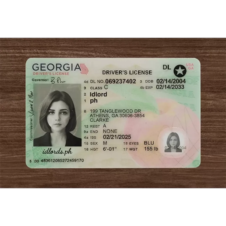 Georgia (GA) Fake ID (2025 version)