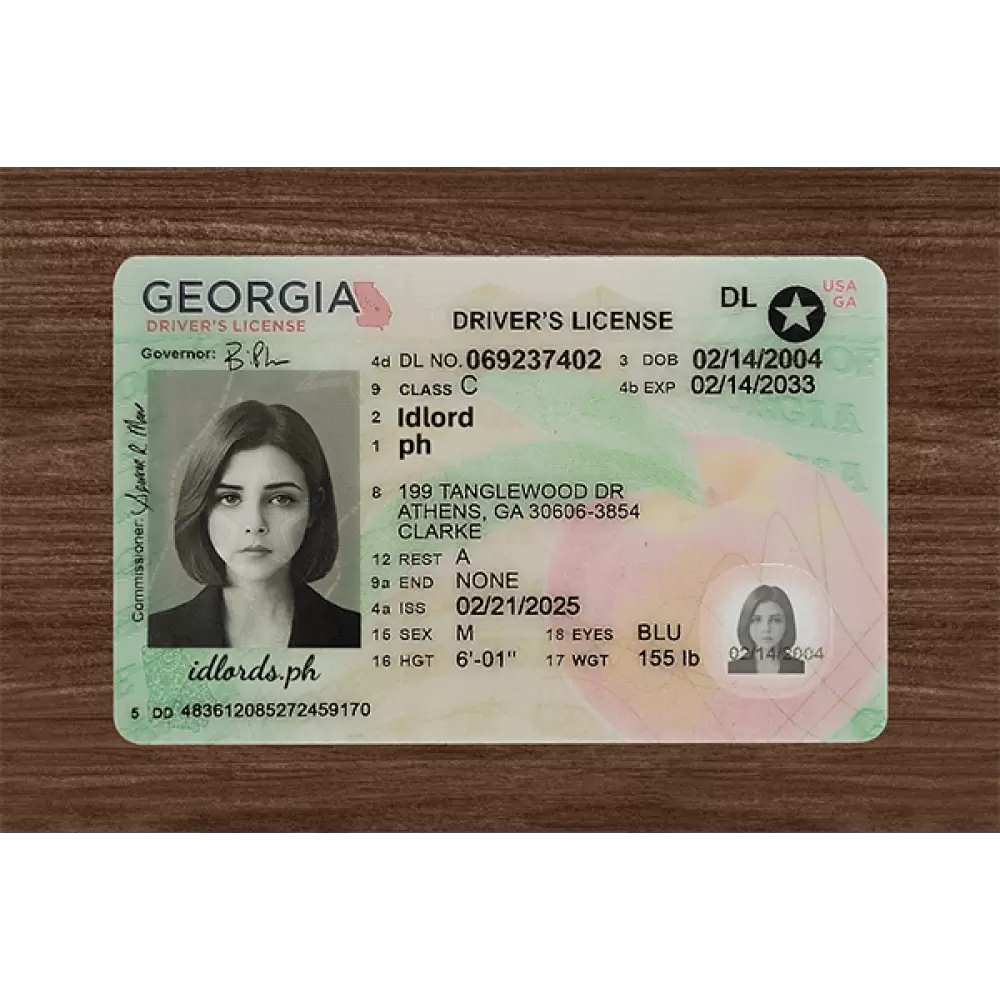 Georgia (GA) Fake ID (2025 version)