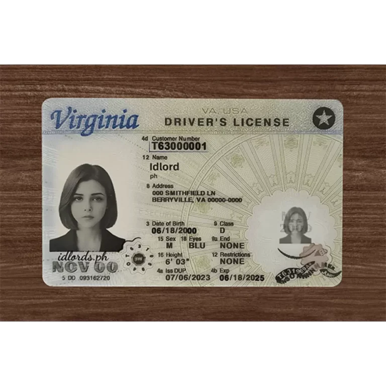 Virginia (VA) ID(2025 Version)