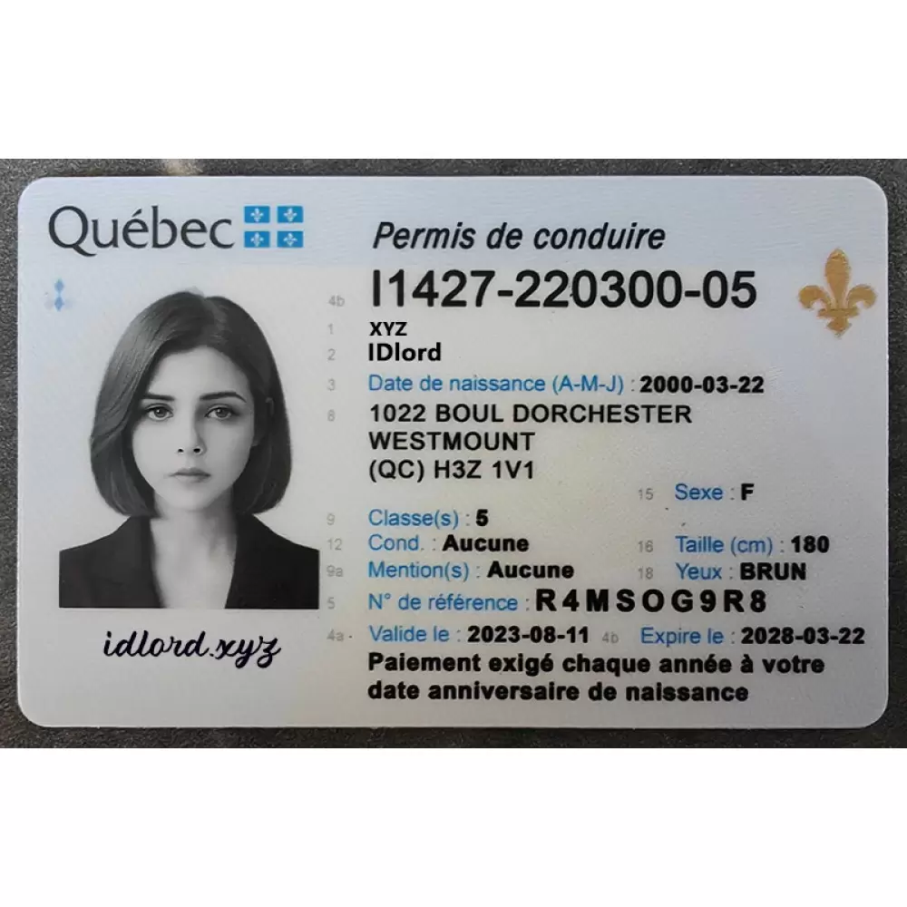 Quebec (QC) Fake ID